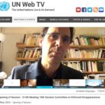 Erstmals öffentliche online Sitzung eines UN Vertragsausschusses